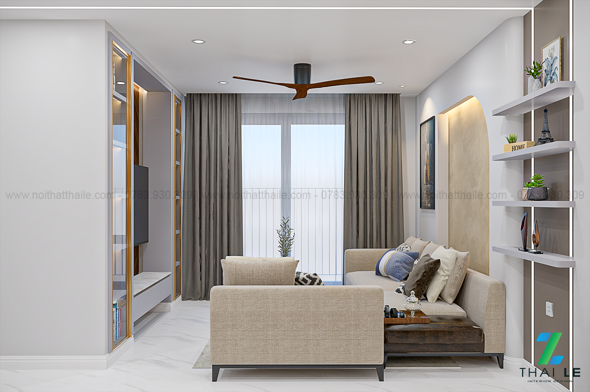 Thiết kế nội thất căn hộ Hà Đô Centrosa Garden Q.10 - 120m2